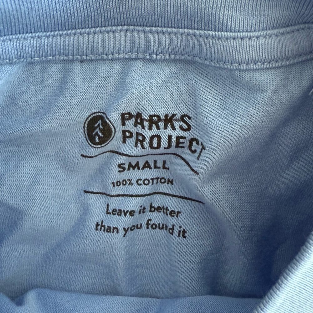 Parks Project Size Small Long Sleeve Blue Shirt - Picture 4 of 5